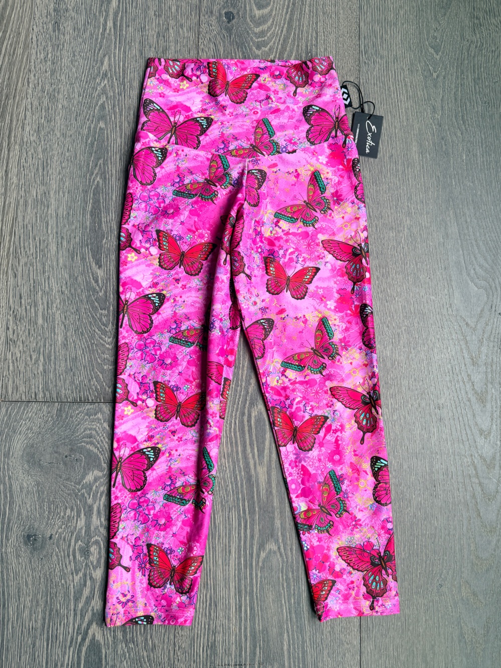 Exotica ExoticAthletica Wing Girl Performance High Waisted Capri Leggings